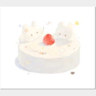 Strawberry Cake Posters and Art